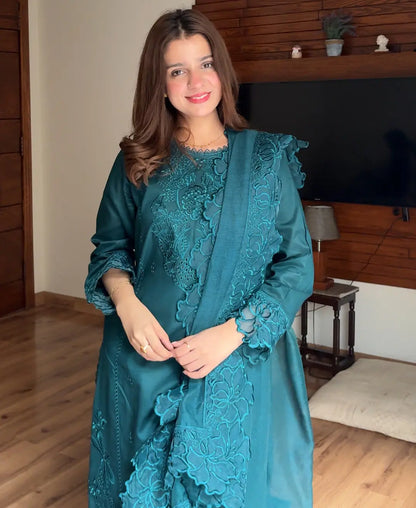 Hussain Nehar-Embroidered Lawn 3pc`s