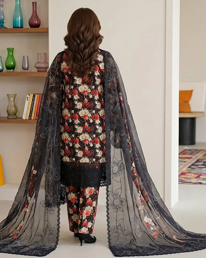 Angan Summer ‘26 – Embroidered Chikankari 3pc