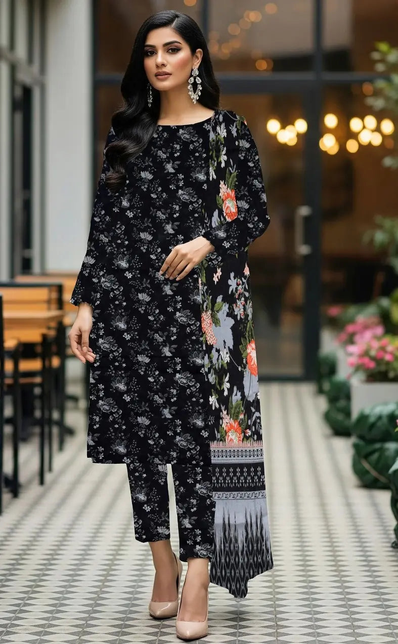 SAPPHIRE – Summer Collection 2026 – 3Pcs Printed Lawn P-1001