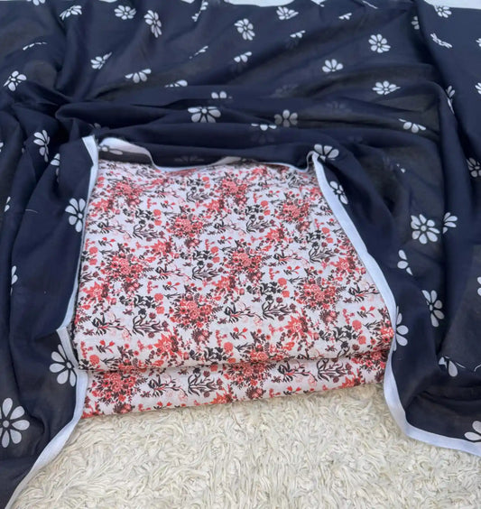 SAPPHIRE – Summer Collection 2026 – 3Pcs Printed Lawn P-1004