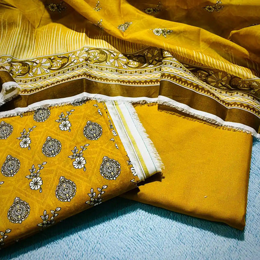 Lime Light-Summer Collection 2026 – 3Pcs Printed Lawn P-1015