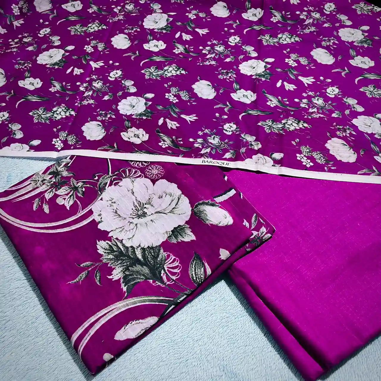 Baroque-Summer Collection 2026 – 3Pcs Printed Lawn P-1018