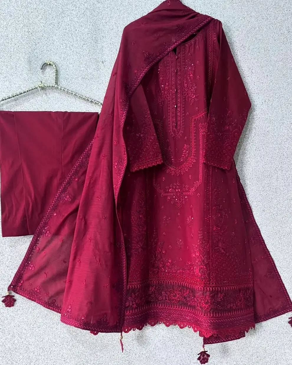 ANEELA'S- Embroidered Lawn 3pc`s