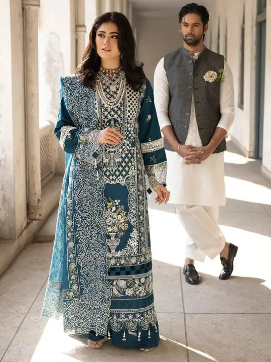 ANEELA'S- Embroidered Lawn 3pc`s