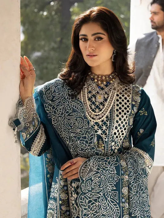 ANEELA'S- Embroidered Lawn 3pc`s