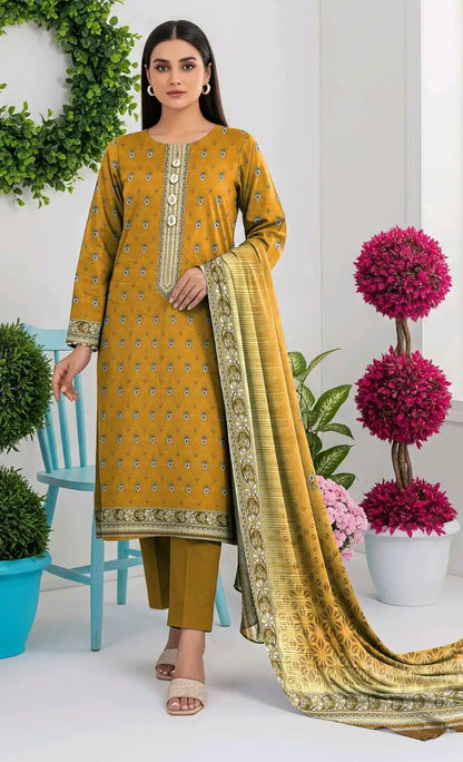 Lime Light-Summer Collection 2026 – 3Pcs Printed Lawn P-1015
