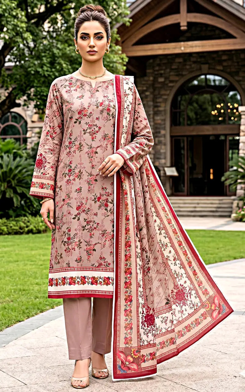 SAPPHIRE – Summer Collection 2026 – 3Pcs Printed Lawn P-1011